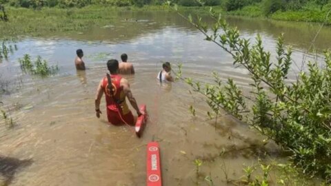 Bombeiros procuram por jovem que desapareceu às margens de açude, no Vale do Piancó