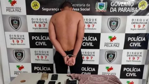 Polícia Civil prende suspeito do roubo, em Patos