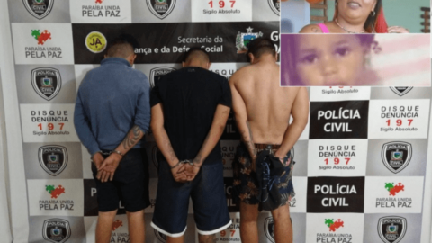 Polícia Civil prende em flagrante, 3 suspeitos da morte de mulher e criança em Patos