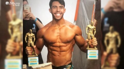 Catingueirense vence competição de fisiculturismo na Paraíba e leva três troféus para casa