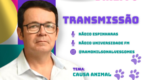 Causa animal é tema do Programa “Seu Direito” com Ramonilson Alves neste domingo, na Rádio Espinharas de Patos