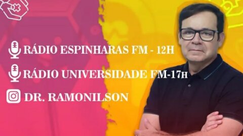 “Saúde Pública” é tema do programa Seu Direito com Dr. Ramonilson Alves neste domingo, às 12h na Rádio Espinharas de Patos