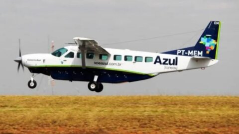 Em Patos, avião da Azul cancela pouso diante do mau tempo e retorna para Recife com passageiros