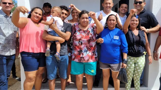 Prefeitura de Catingueira realiza a entrega de casas populares
