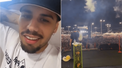 Zé Felipe se desculpa por atraso de cerca de 3h em Santa Luzia e provoca prefeito: “Só não fui dentro de você, porque meu pai me educou”