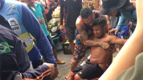Jovem tenta se matar ao ser comunicado que perdeu guarda da filha e é preso no centro de Patos
