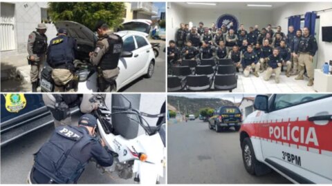 Polícias recuperam 20 veículos com registro de roubo/furto em quatro dias durante Operação, na região de Patos