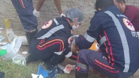 Jovem tem pernas quebradas ao ser atingida por motorista embriagado, em Piancó