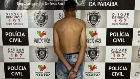 Polícia Civil prende um suspeito de cometer homicídio nesta quarta-feira (03), em Patos