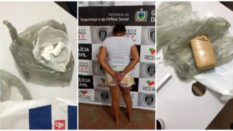 Mulher é presa com grande quantidade de drogas em sua residência, em Patos