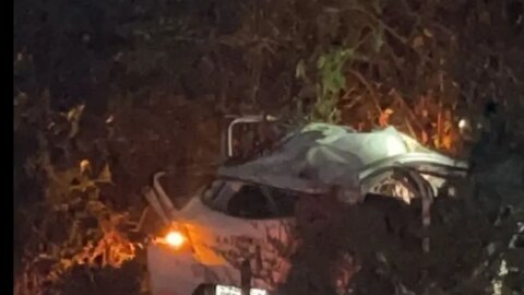 Capotamento de carro deixa homem ferido em rodovia, no Vale do Piancó