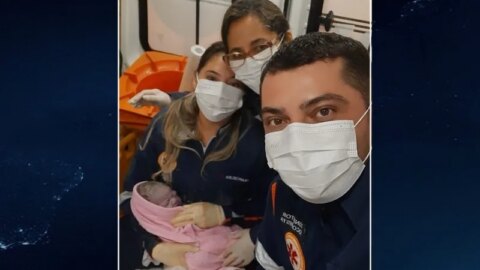 Equipe do SAMU realiza parto de emergência dentro de ambulância, no Vale do Piancó