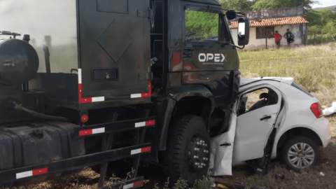 Motorista envolvido em acidente que deixou 2 mortos em São Mamede é identificado e ouvido pela polícia