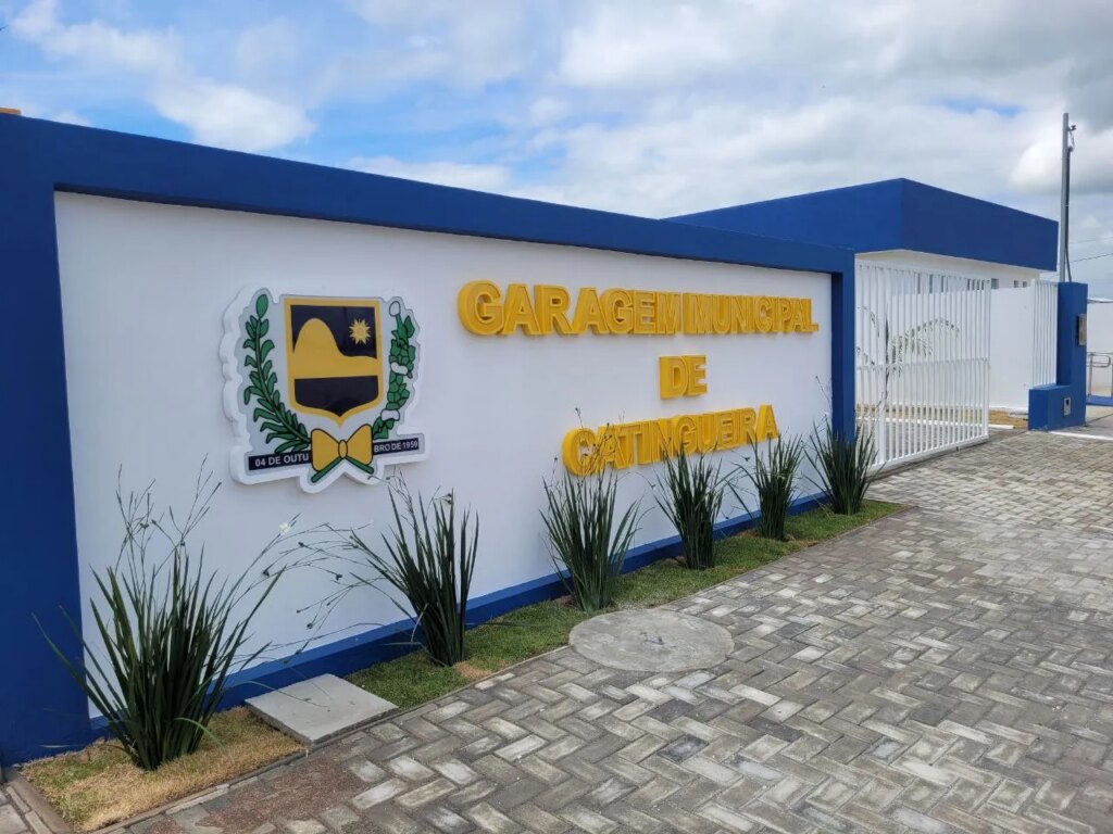 Complexo com garagem, oficina, sala para público e quartos para motoristas está quase concluído e será entregue em breve pela Prefeitura de Catingueira
