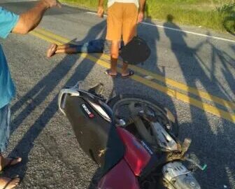Acidente de moto deixa uma pessoa morta, em Piancó