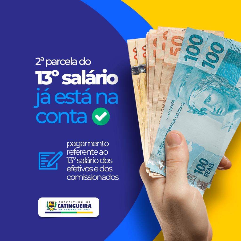 Prefeitura de Catingueira antecipa pagamento da 2° parcela do 13° salário