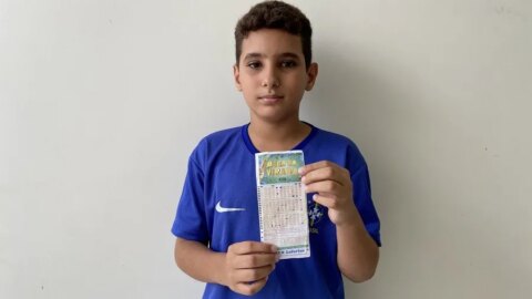 Criança de 10 anos acerta as 6 dezenas da Mega da Virada, mas a mãe não jogou o bilhete, em Cajazeiras