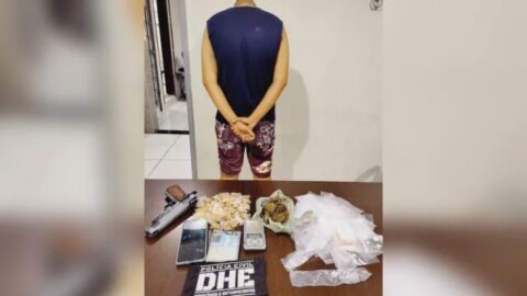Policiais da DHE apreendem menor e encontram grande quantidade de entorpecentes, em Patos