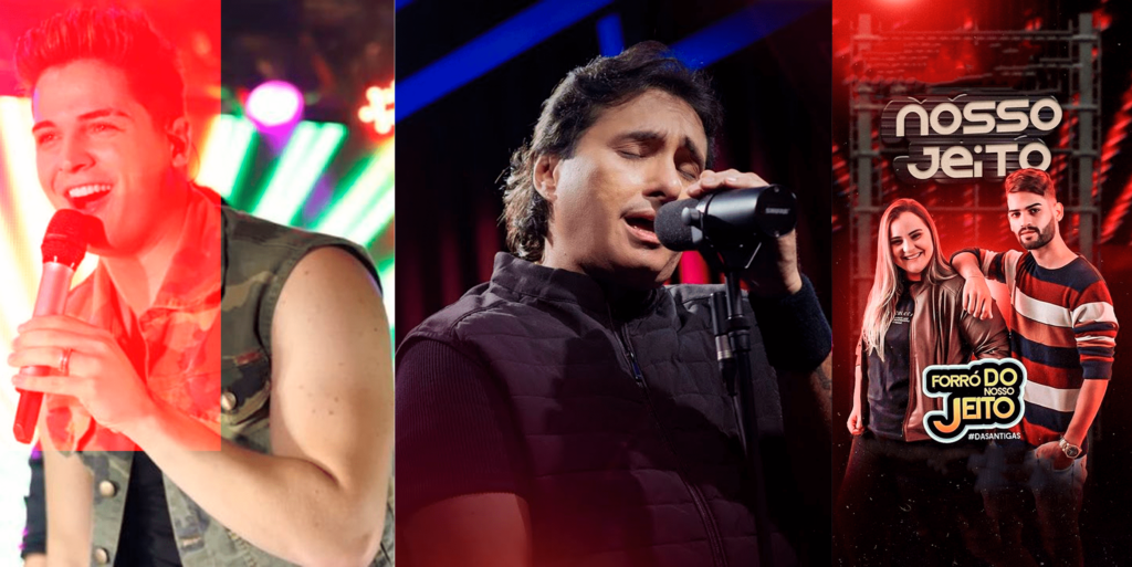 Eric Land, Vicente Nery e Forró do Nosso Jeito se apresentam nesta quinta-feira (19), em Catingueira