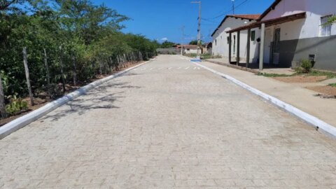 Prefeitura de Catingueira inaugura as 08h desta quinta-feira (12), a pavimentação da Vila da Cruz para