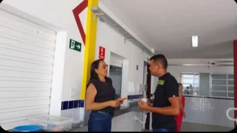 Vereador Popay visita ECIT Margarida Remígio Loureiro, em Emas
