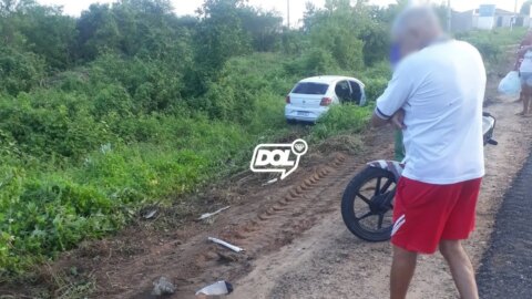 Homem tem perna decepada após colisão entre moto e carro, no Vale do Piancó