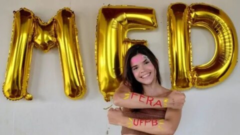 Jovem Maria Augusta, da cidade de Santa Terezinha, passa em 8° lugar para Medicina na UFPB
