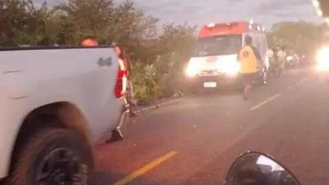 Grave acidente no Sertão deixa uma vítima fatal; motorista fugiu do local