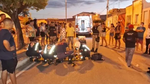 Jovem de 29 anos sofre grave acidente de moto em Piancó e é transferido para CG