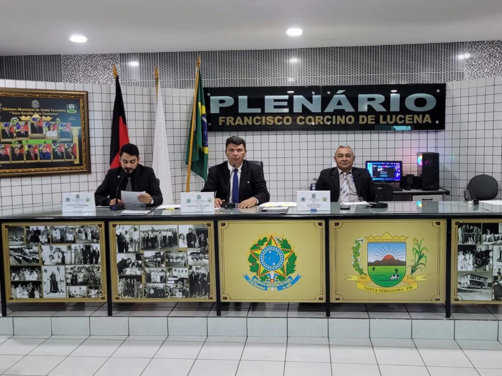 Câmara Municipal de Santa Terezinha-PB abre ano legislativo de 2024 com a mensagem do prefeito Arimateia