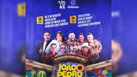 Prefeitura de Catingueira divulga programação oficial do João Pedro 2023