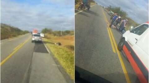 Acidente de Moto deixa agricultor em estado grave, no Vale do Piancó