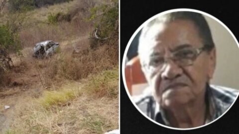 Aposentado morre e suas duas filhas ficam gravemente feridas em acidente de carro, entre Malta e Condado