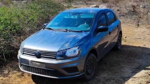 Carro que pode ter sido usado em homicídio de mulher é encontrado em Itaporanga
