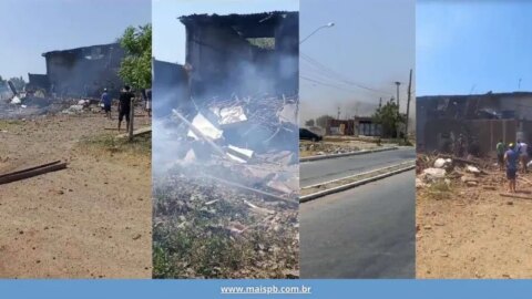 Explosão em fábrica de doces deixa feridos no Sertão da PB