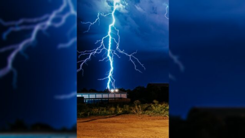 TRAGÉDIA: Homem morre após ser atingido por raio durante banho de chuva, em Pombal