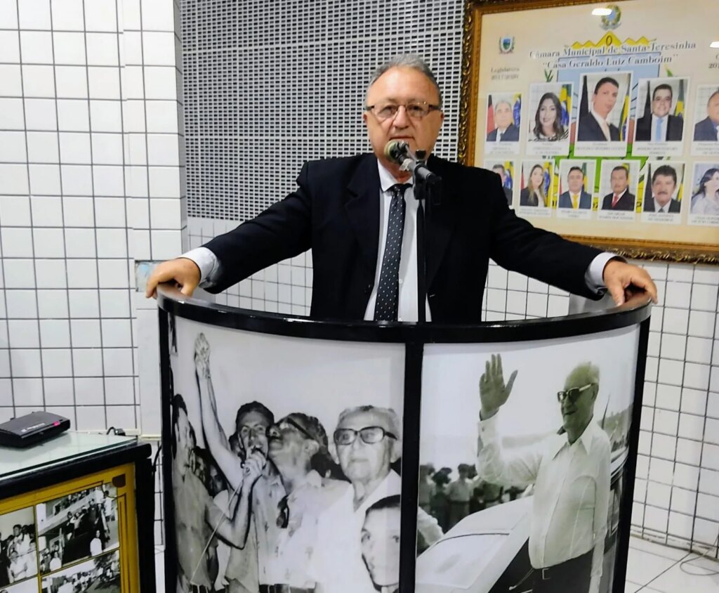 Vereador Salomão Cordeiro afirma que não será candidato em 2024, mas vai apoiar Cadmo Oliveira, em Santa Terezinha