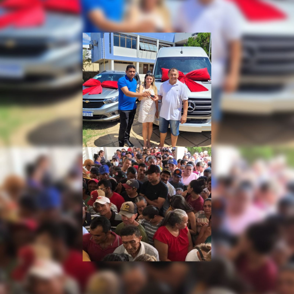 Prefeitura de Catingueira distribui aproximadamente mil cestas básicas e entrega 2 veículos 0KM a população