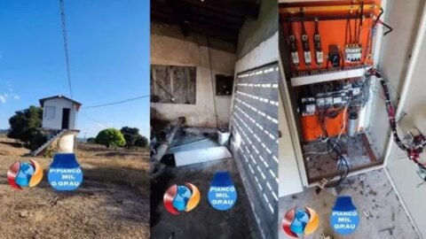 Criminosos roubam cabos elétricos e destroem posto da Cagepa que leva água para Piancó