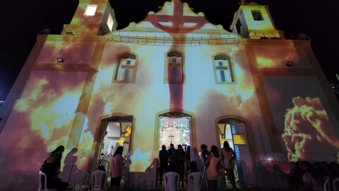 Família Barros mais uma vez mantém a tradição de abrilhantar a 9ª noite de novena da festa de São Sebastião