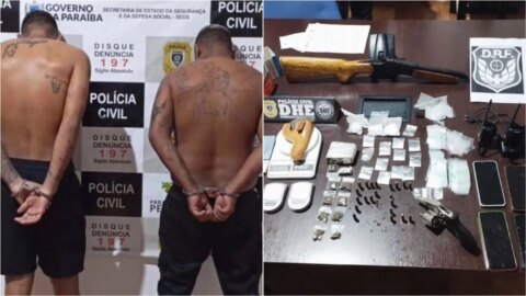 Irmãos suspeitos de integrarem facção criminosa são presos em Patos