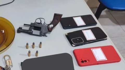 Polícia prende três homens por disparos de arma de fogo, em Itaporanga