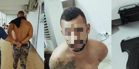 Polícia Civil prende suspeito com carro roubado e simulacro de arma de fogo, em Patos
