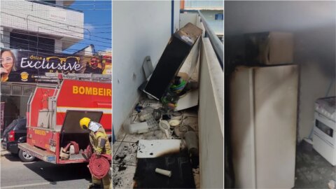 Incêndio é registrado em apartamento no Centro de Patos na manhã desta quinta-feira (08)