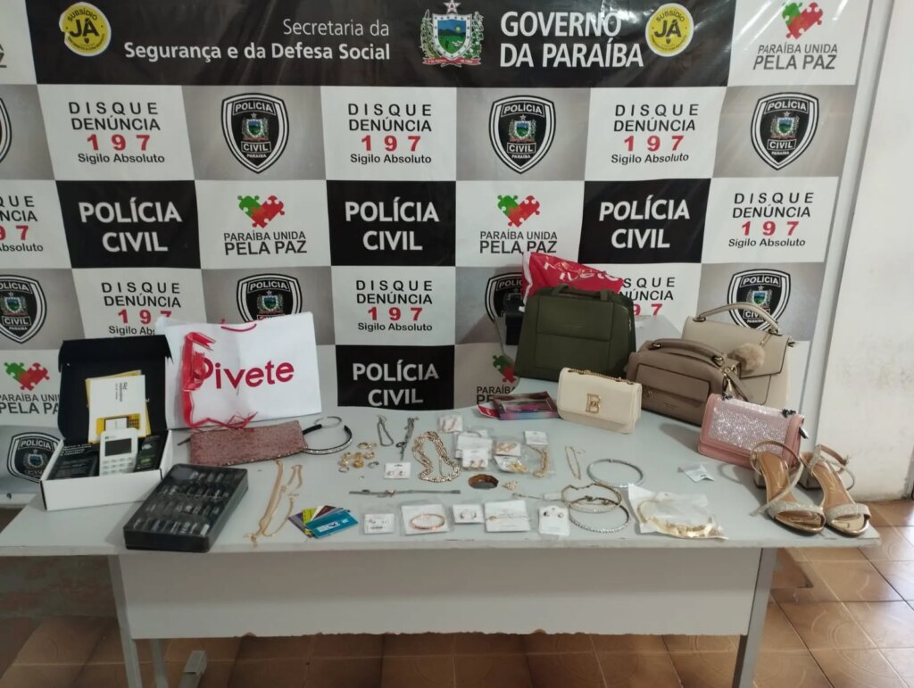EM PATOS: DRF cumpre mandados de busca e apreensão e recupera produtos furtados em residência de mulher que alegou sofrer de “doença do roubo”