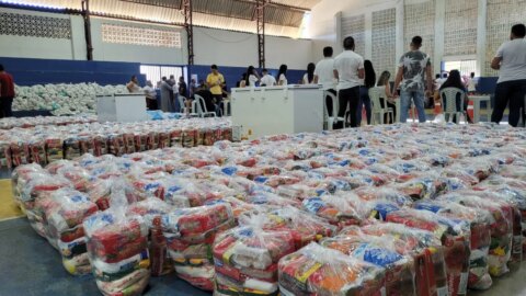 Prefeitura de Catingueira distribui mais de 13 toneladas de alimentos nesta Quinta-feira Santa