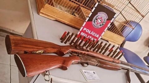 Mulher é presa por crime ambiental e posse ilegal de arma de fogo em Itaporanga