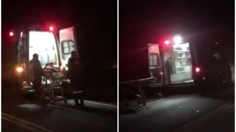 Acidente com animal na pista deixa dois homens feridos em rodovia de Itaporanga