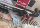 Polícia prende suspeito e apreende armas e drogas, no Vale do Piancó