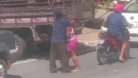 Homem é preso após flagrante de agressão à esposa em Coremas, mas liberado logo depois